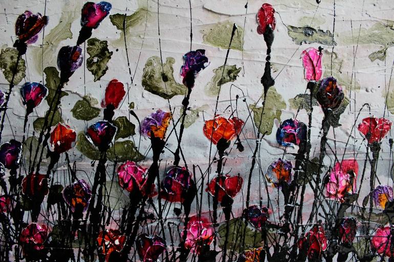 Original Floral Painting by Donatella Marraoni