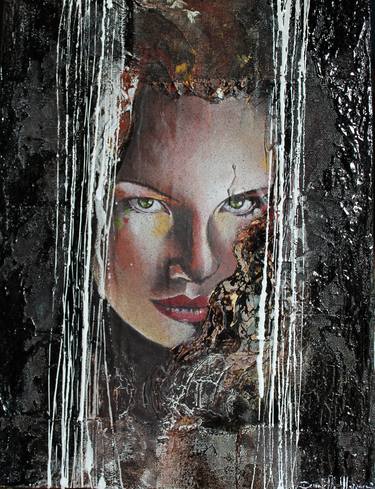 Print of Portrait Paintings by Donatella Marraoni