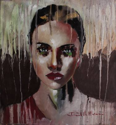 Original Abstract Expressionism Portrait Paintings by Donatella Marraoni