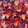 Painted on canvas with oil gloss and cement.........memories, love, poppies