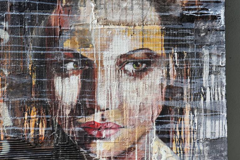 Original Portrait Painting by Donatella Marraoni