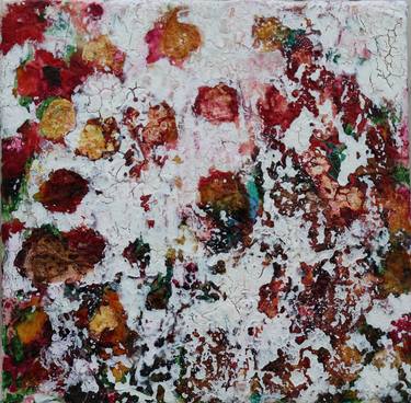 Original Abstract Expressionism Floral Paintings by Donatella Marraoni