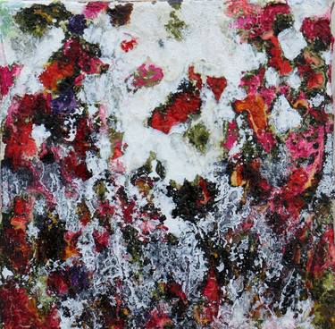 Original Abstract Expressionism Floral Paintings by Donatella Marraoni