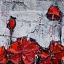 Painted on canvas with oil gloss and cement.............