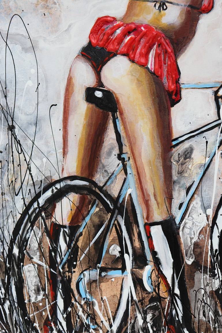Original Abstract Expressionism Body Painting by Donatella Marraoni