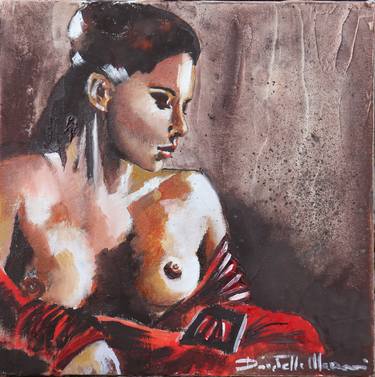 Print of Nude Paintings by Donatella Marraoni
