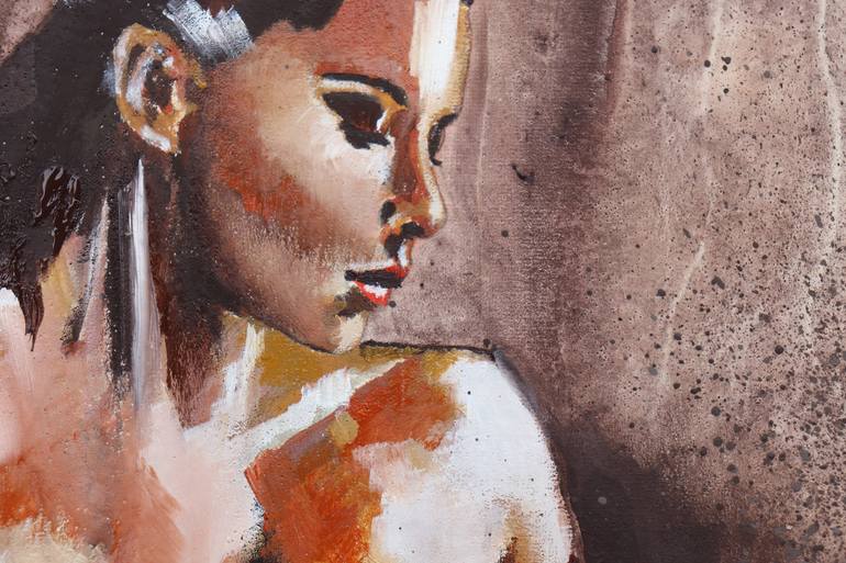 Original Nude Painting by Donatella Marraoni