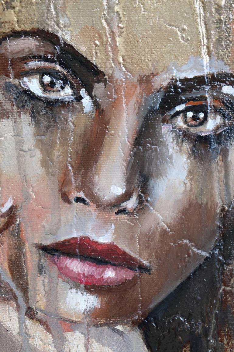 Original Portrait Painting by Donatella Marraoni