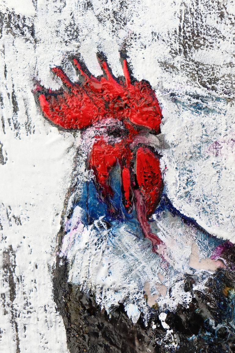 Original Abstract Expressionism Animal Painting by Donatella Marraoni