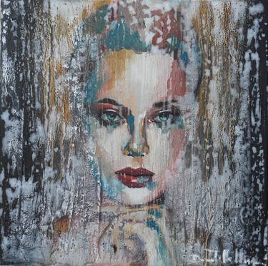 Original Abstract Expressionism Portrait Paintings by Donatella Marraoni