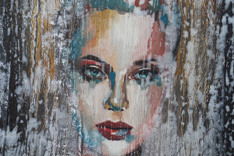 Original Portrait Painting by Donatella Marraoni