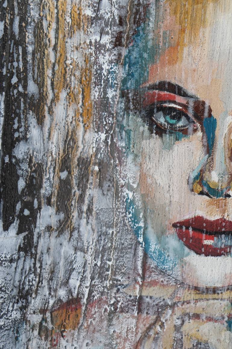 Original Portrait Painting by Donatella Marraoni