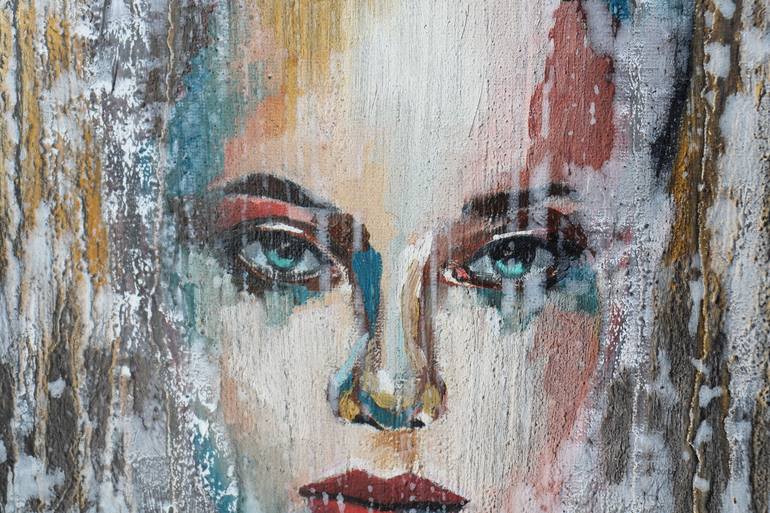 Original Portrait Painting by Donatella Marraoni