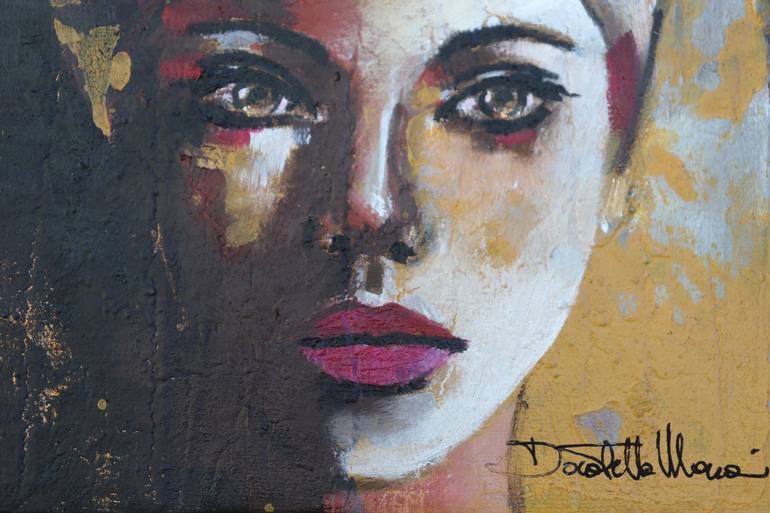 Original Portrait Painting by Donatella Marraoni