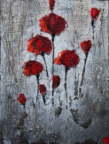 Original Floral Paintings by Donatella Marraoni