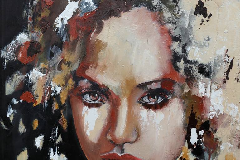 Original Portrait Painting by Donatella Marraoni