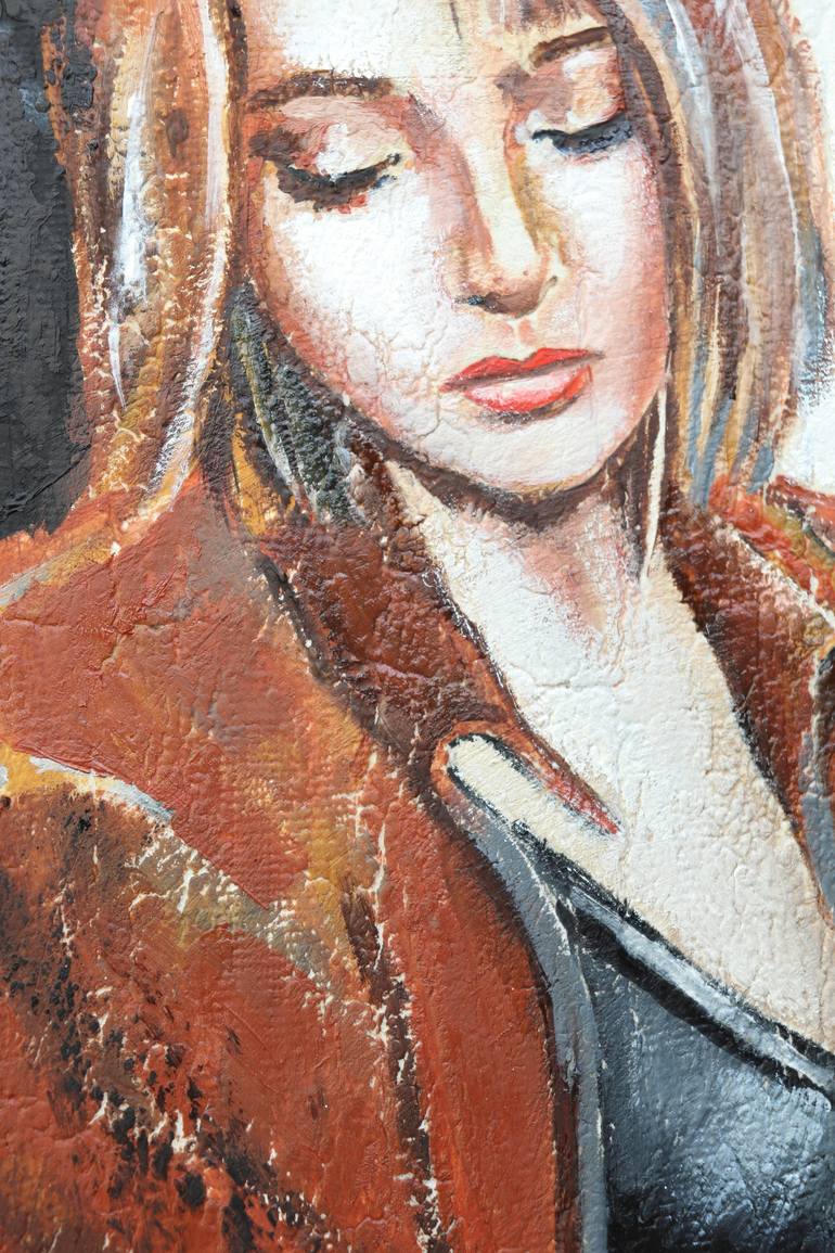 Original Abstract Expressionism People Painting by Donatella Marraoni