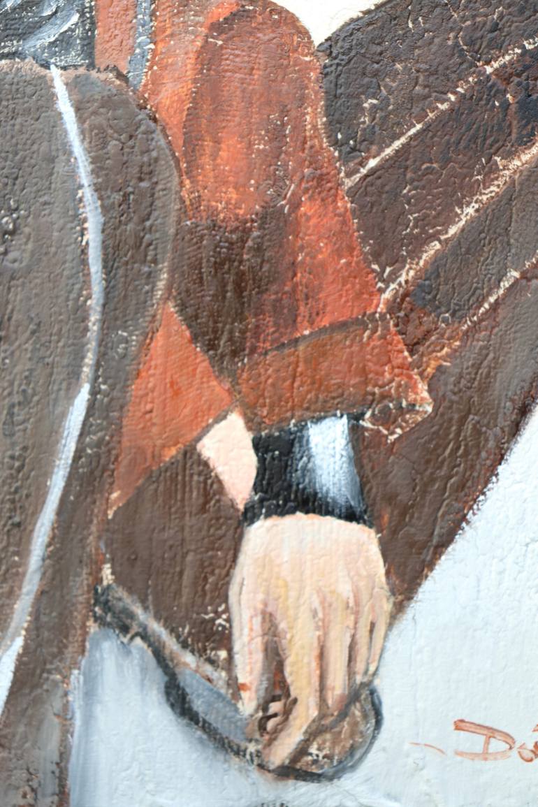 Original Abstract Expressionism People Painting by Donatella Marraoni