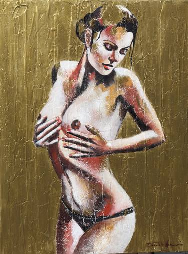 Print of Nude Paintings by Donatella Marraoni