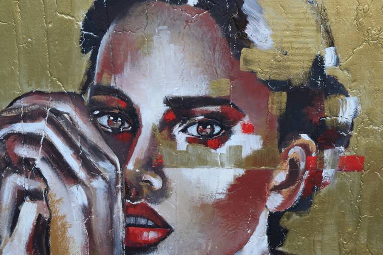 Original Portrait Painting by Donatella Marraoni