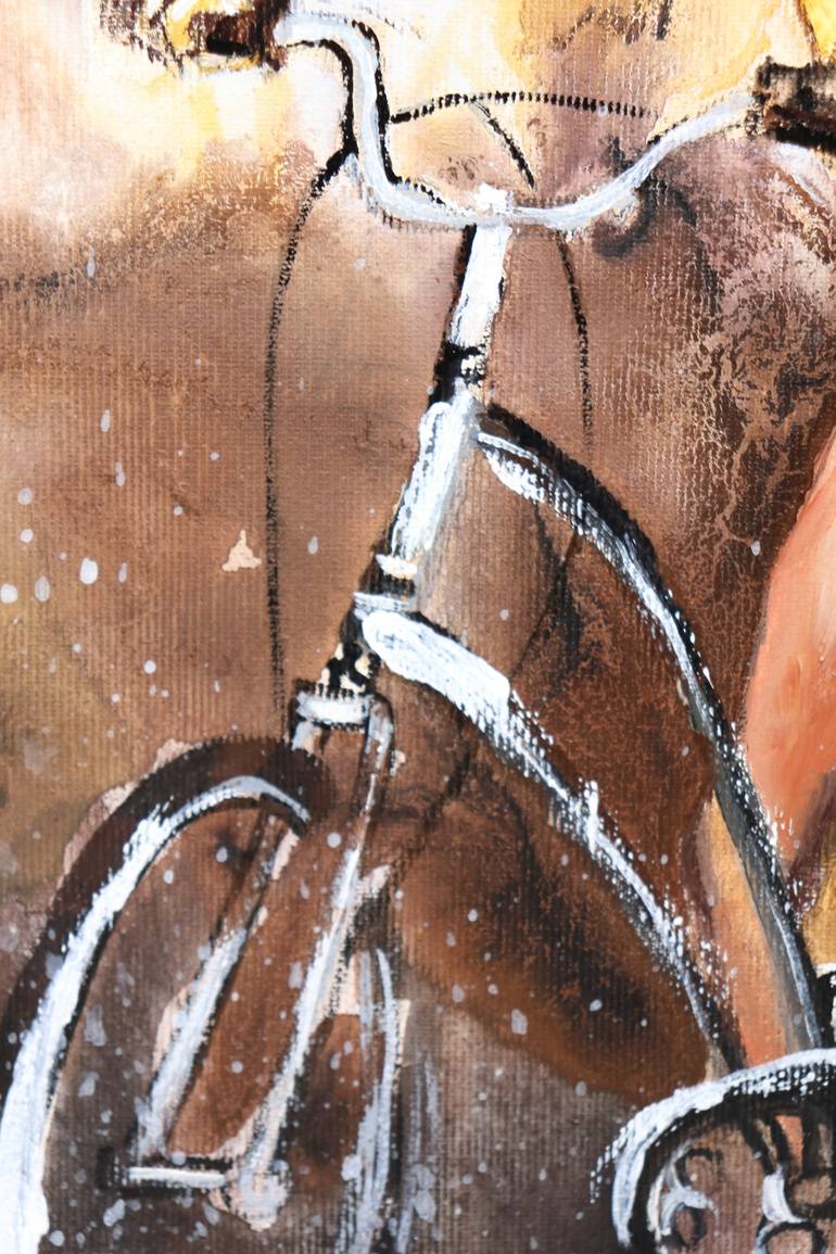 Original Bike Painting by Donatella Marraoni