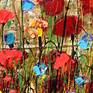 painted on canvas with oil gloss and cement............