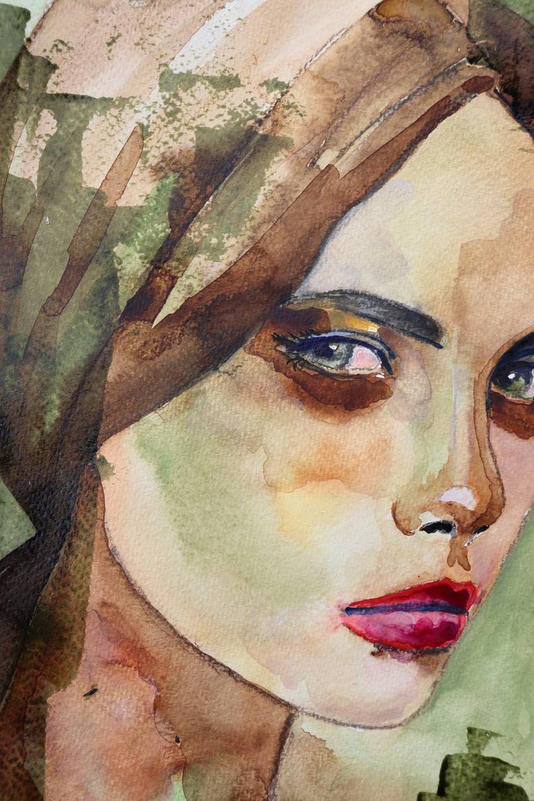 Original Abstract Expressionism People Painting by Donatella Marraoni