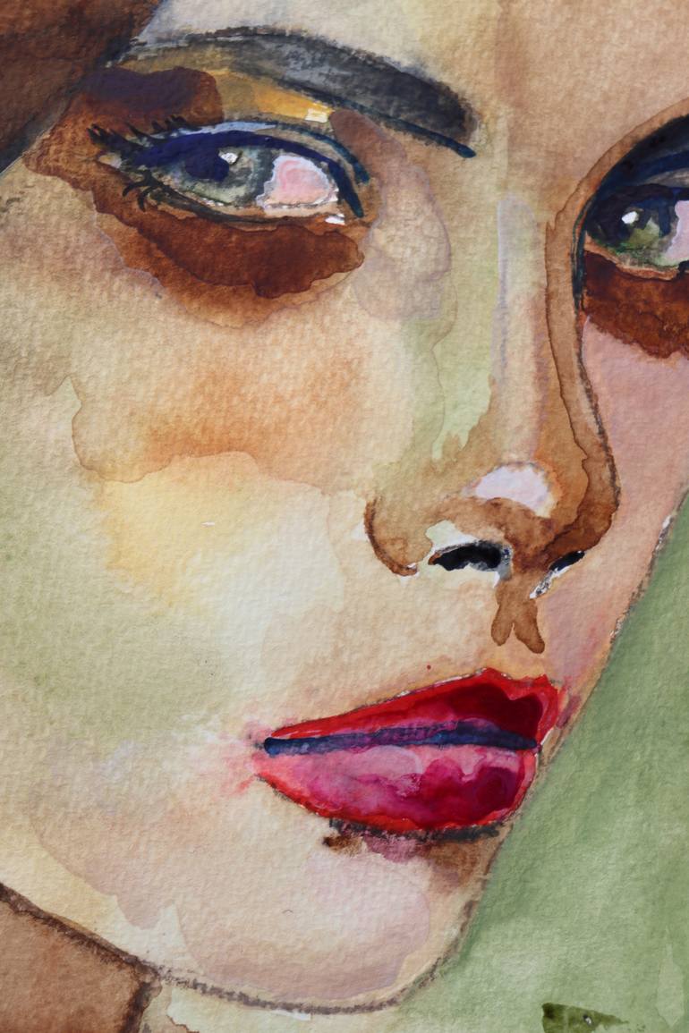 Original Abstract Expressionism People Painting by Donatella Marraoni