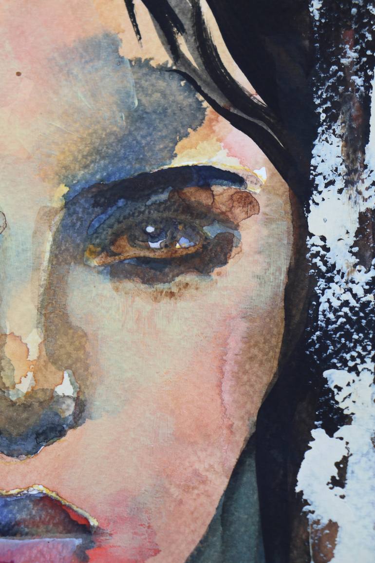 Original Abstract Expressionism People Painting by Donatella Marraoni