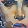 painted on paper with watercolor and acrylic................