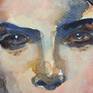 painted on paper with watercolor and acrylic................
