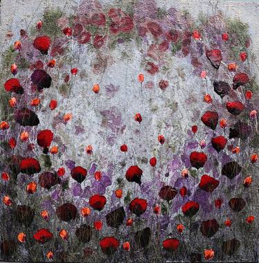 Original Abstract Expressionism Garden Paintings by Donatella Marraoni