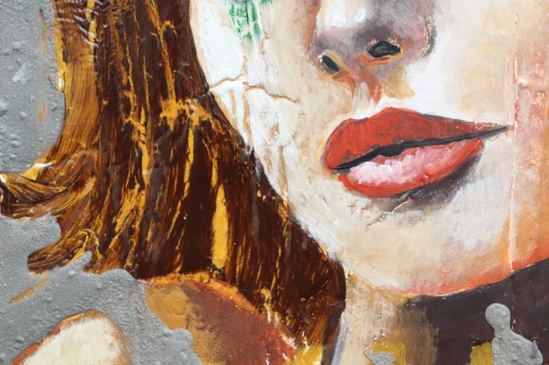 Original Portrait Painting by Donatella Marraoni