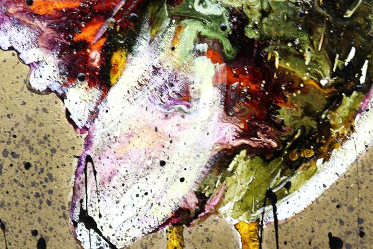 Original Abstract Expressionism Animal Painting by Donatella Marraoni