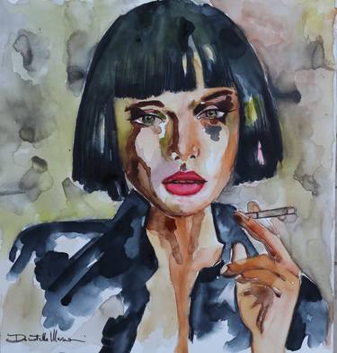 Original Abstract Expressionism Portrait Paintings by Donatella Marraoni