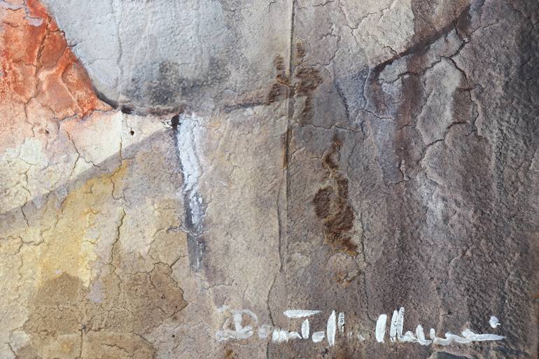 Original Abstract Expressionism Portrait Painting by Donatella Marraoni