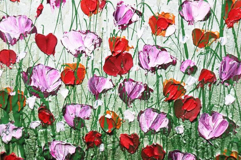 Original Floral Painting by Donatella Marraoni