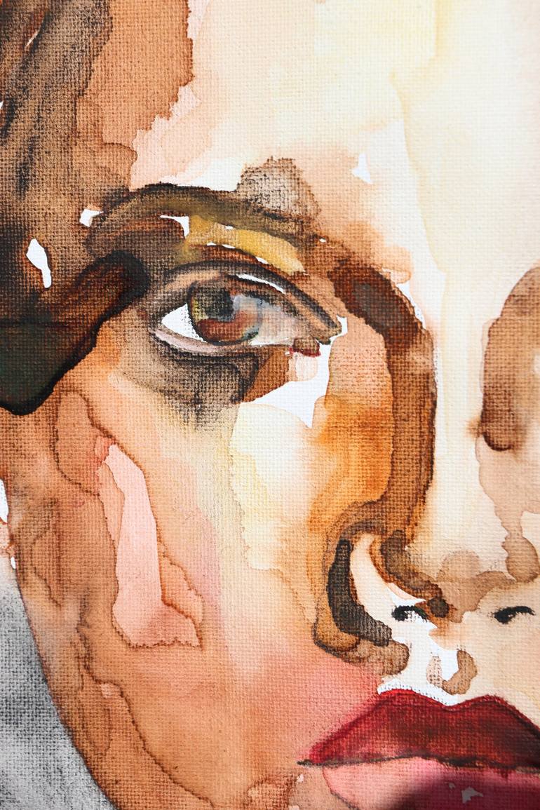 Original Portrait Painting by Donatella Marraoni