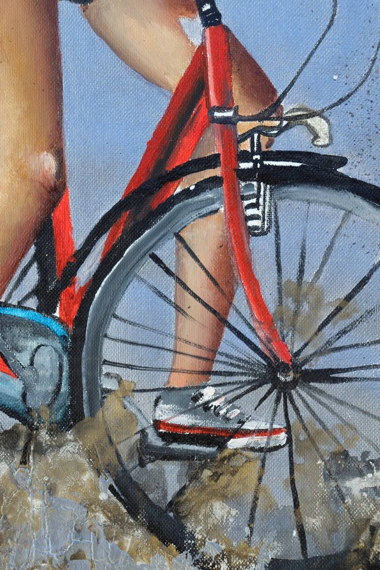 Original Bike Painting by Donatella Marraoni