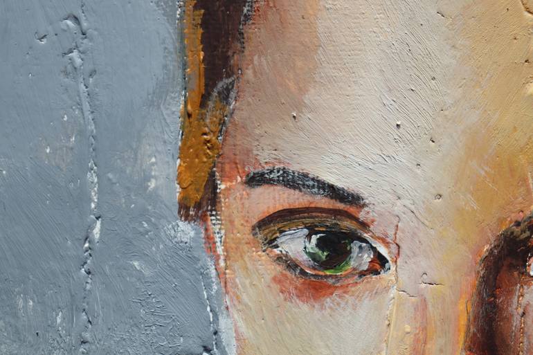 Original Abstract Expressionism People Painting by Donatella Marraoni