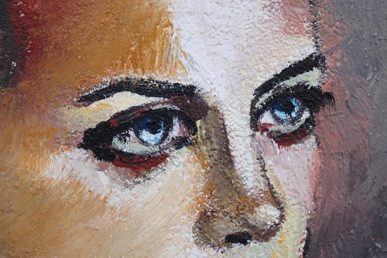 Original Portrait Painting by Donatella Marraoni