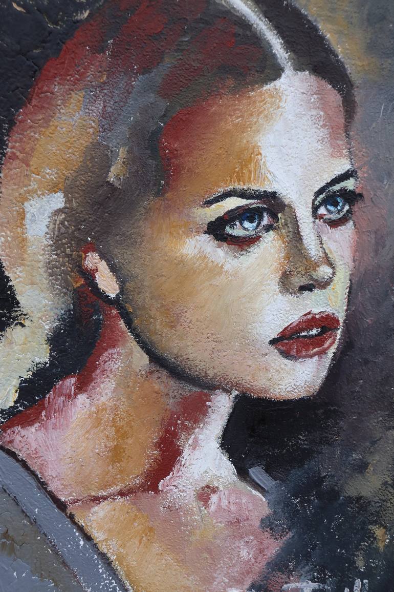 Original Portrait Painting by Donatella Marraoni