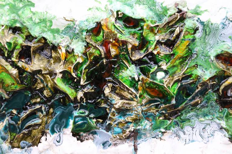 Original Abstract Expressionism Landscape Painting by Donatella Marraoni