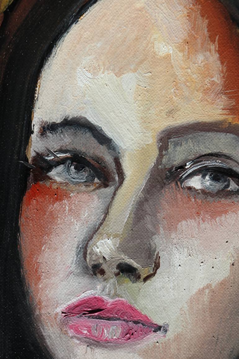 Original Portrait Painting by Donatella Marraoni