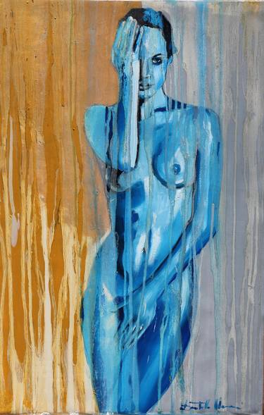 Original Abstract Expressionism Erotic Paintings by Donatella Marraoni