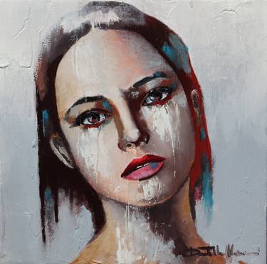 Original Abstract Expressionism Portrait Paintings by Donatella Marraoni