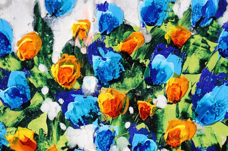 Original Floral Painting by Donatella Marraoni