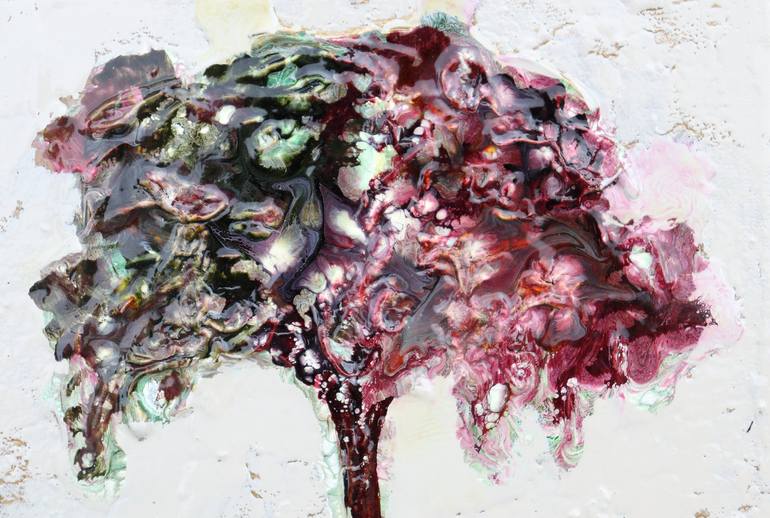 Original Tree Painting by Donatella Marraoni