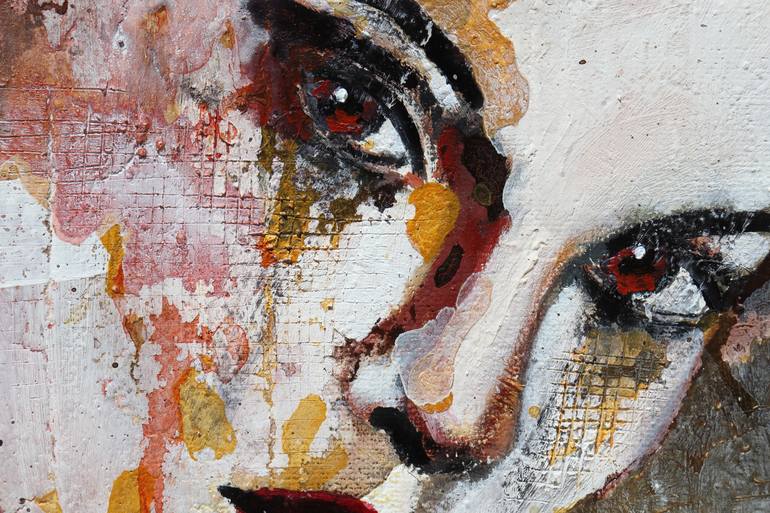 Original Abstract Expressionism People Painting by Donatella Marraoni