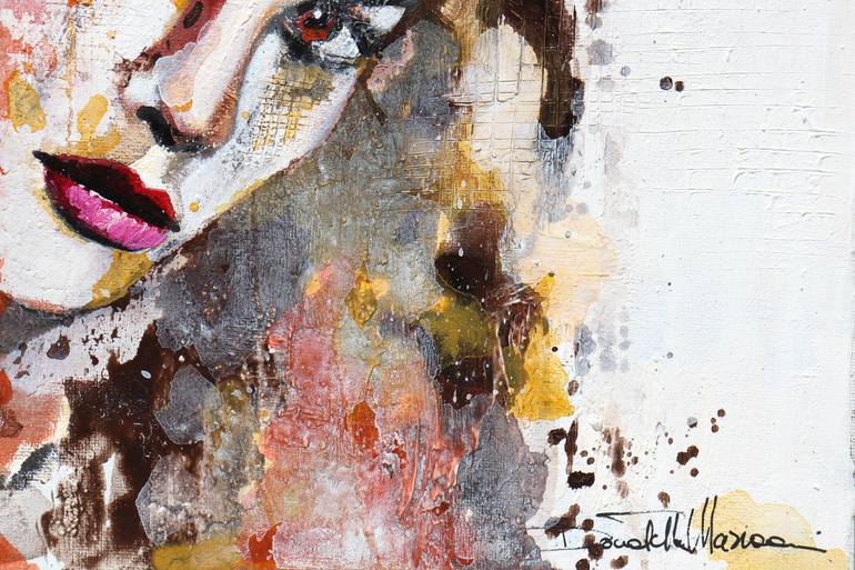 Original Abstract Expressionism People Painting by Donatella Marraoni